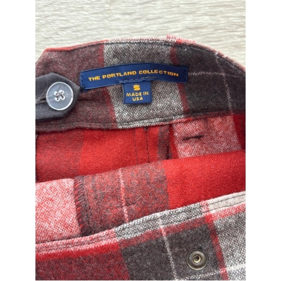 Pendleton Plaid 100 Wool Mini Skirt Womens Size S Red Heritage Print - Picture 8 of 12
